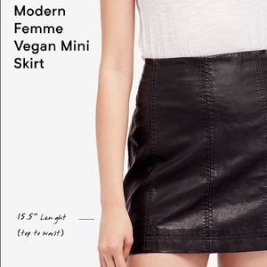 Free People | Modern Femme Vegan Leather Mini